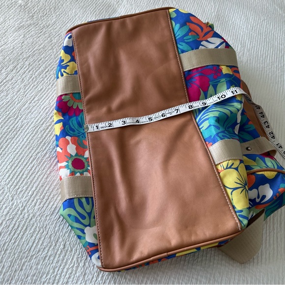 Lily Bloom Bags Lily Bloom Duffle Bag Tropical Print Poshmark